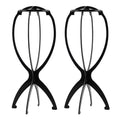 Ruiwen Hair Children 2PCS Portable Collapsible Wig Stand Durable Display 13.8 Inch Travel Stand for All