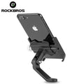 ROCKBROS Electric Bicycle Motorcycle Scooters Bike Phone Holder 360 Rotatable Anti-slip Mechanical Stable Navigation Bracket