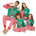 New Arrival Clothes for Kids Red Plaid Trousers Print Letter Long Raglan Sleeve Breathable Women Christmas Pajama Set