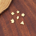 Wholesale Personalized Jewelry Charms Unicorn Clover Flower Star Gold Plate Pendant for Jewelry Bags Luxury
