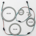 5V SMD 5050 WS2812B High Brightness RGB  Magic Angel Eye Ring Light for Car Decorative Lamp