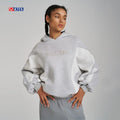 Luxury Hoodie Manufacturers Custom Long Sleeve Color Block Pullover Hoodies Wholesale Oversized Women's Hoodie