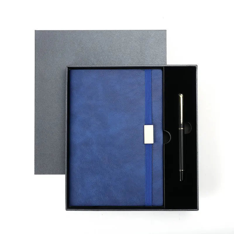 2026 Promotional & Business Gift New Product Ideas Elastic String Notebook and Pen Set for Christmas Company Promotional Gift
