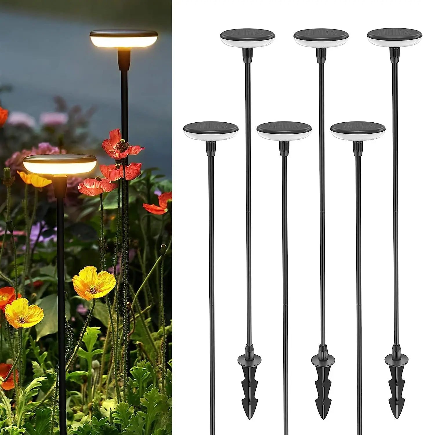 2024 New Best Price Solar Powered Outdoor  Decorative Waterproof Spike Landscape Led Garden Light