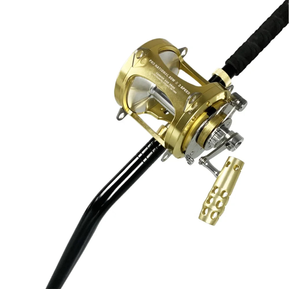 80w 5 Ball Bearings Fishing Reel 45kg Tuna Sea Drun Fishing Reel Fishing Big Game Carretilha