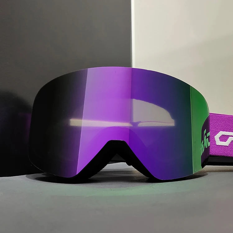 Yijia Optical Factory Low MOQ Cheap Price Wholesale Spherical Full HD Winter Sports Googles Snowboard Glasses Snow Ski Goggles