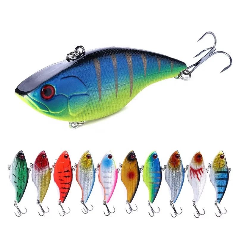 Wholesale 7.5cm 18g Vibration Fishing Bait Sinking Hard VIB Fishing Lures