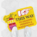 Custom Printing Die Cut Removable Waterproof Vinyl Supermarket Mall Decoration Ground Decals Business Advertising Floor Sticker