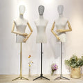 Hot Selling Dress Form Mannequin With Wooden Arms