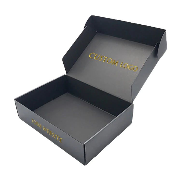 Custom logo Print Men's Shirt Gift Box Cheap Personalized Kraft Paper Clothes Gift Box Packaging
