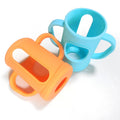 Custom Shatter-resistant Bottle Sleeve Silicone Cup Cover With the Handle