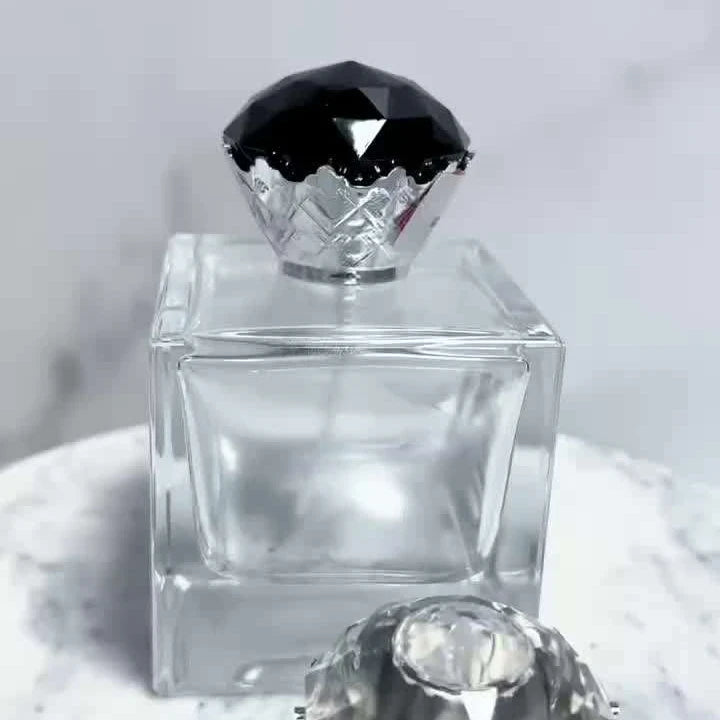 Custom Design Luxury Shiny Gold Crystal Perfume Cap 15mm Smart Lids for Cosmetics and Beauty Products