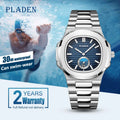 2021 NEW PLADEN Men's Watches Luxury Brand Quartz Watch Auto Date Male Business Japan Movt Reloj Diver Relogio Masculino