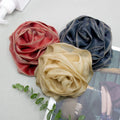 Soft Colorful  Mesh Poufs Bath Loofah Rose Flower Shape Mesh Puff Exfoliating Shower Sponge Scrubber Ball
