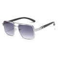 New  Hot Sale High Quality Metal Oversized square Sunglasses Men Fashion Lunette De Soleil Custom logo Sun Shade Eye Glass