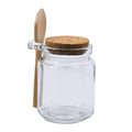 100ml 250ml Empty Bath Salt Glass Jar with Wood Spoon