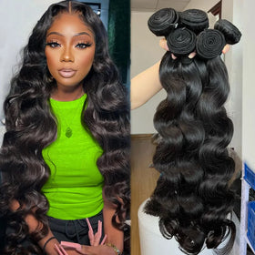 Wholesale Real Factory Body Wave Bundles Human Hair Wavy Human Hair Brazilian 100% Unprocessed Virgin Human Hair Double Weft
