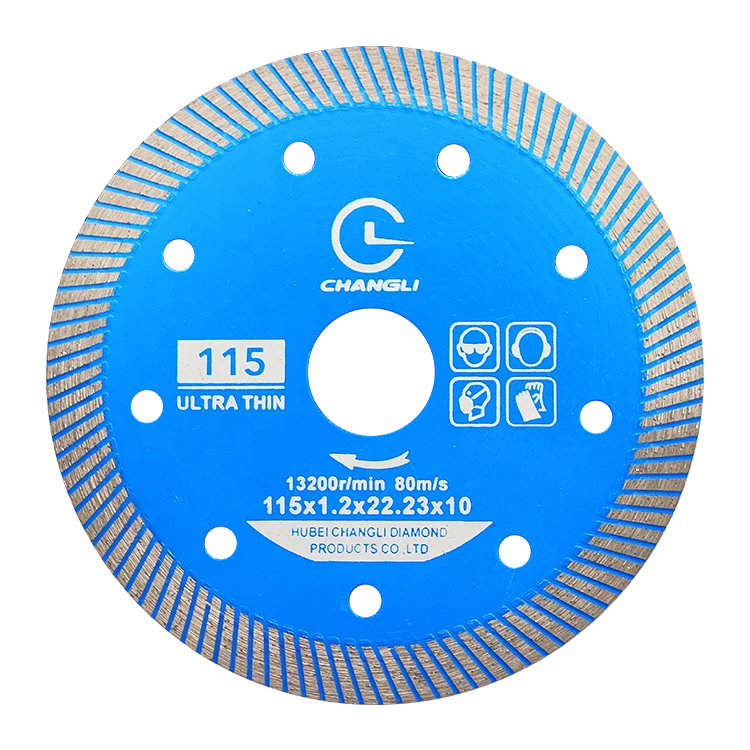 Super Thin 4.5inch Diamond Saw Blade Chip-Free Cutting Tile 115mm Cutting Blade for Cutting Porcelain Ceramic Marble Tile