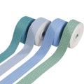 Custom Wholesale Factory Custom 2cm-10cm Stocked Woven Tape  Band Cotton Belt for Bag and Cloth