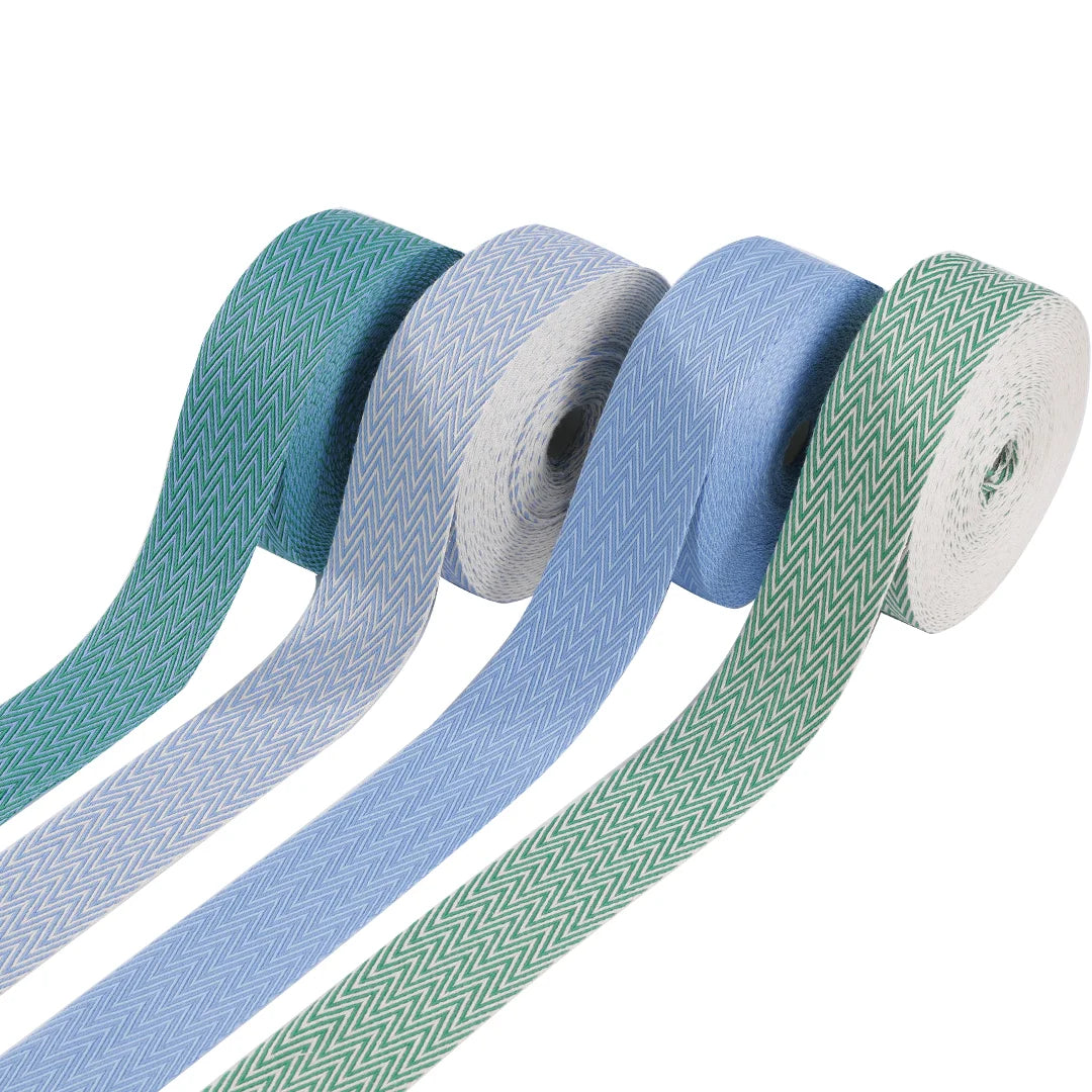 Custom Wholesale Factory Custom 2cm-10cm Stocked Woven Tape  Band Cotton Belt for Bag and Cloth