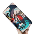Wholesale Customized Lady Women'S Long Leather Purse Woman Anime PU Wallet for Women Girl Fashionable