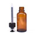 New Design 1 oz 30 ml Amber Brown Scale Graduation Dropper Bottle With Measurement Markings