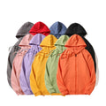 OEM Cotton Plus Size Custom Men Hoodies Women's Full Zip up Hoodie High Quality Blank Sweatshirt