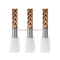 Single Crystal Diamond MCD CVD 4-Flute End Mill - Precision CNC Milling Machine Tool RoHS