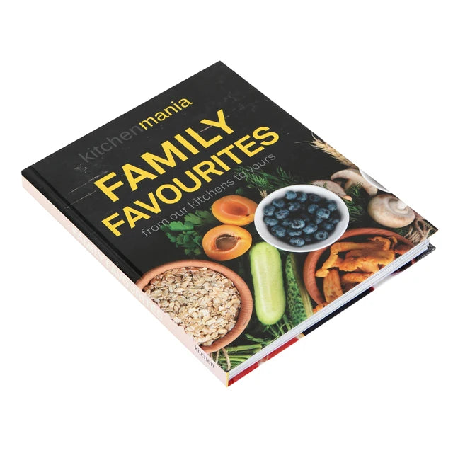 2024 Custom Hardcover Matte Lamination Offset Print Coffee Table Cookbook Hard Cover Recipe Cook Book Printing