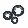 M3 M4 M5 M6 M8 M10 Tooth Starlock Push on Locking Washers Speed Clips Fasteners Assortment Kit Quick Speed Locking Washers
