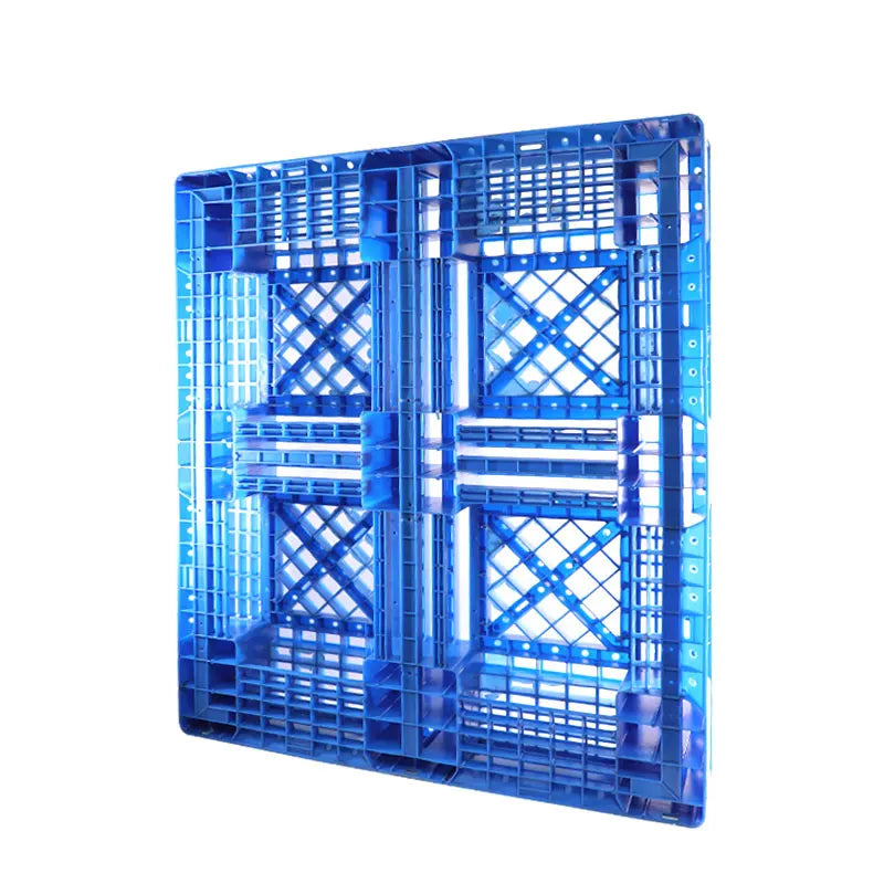 ZNPP001 Classic Multifunction Nestable 2-Way Entry Plastic Pallet Floor Mat Easy Forklift Access Custom Logo Shandong Origin