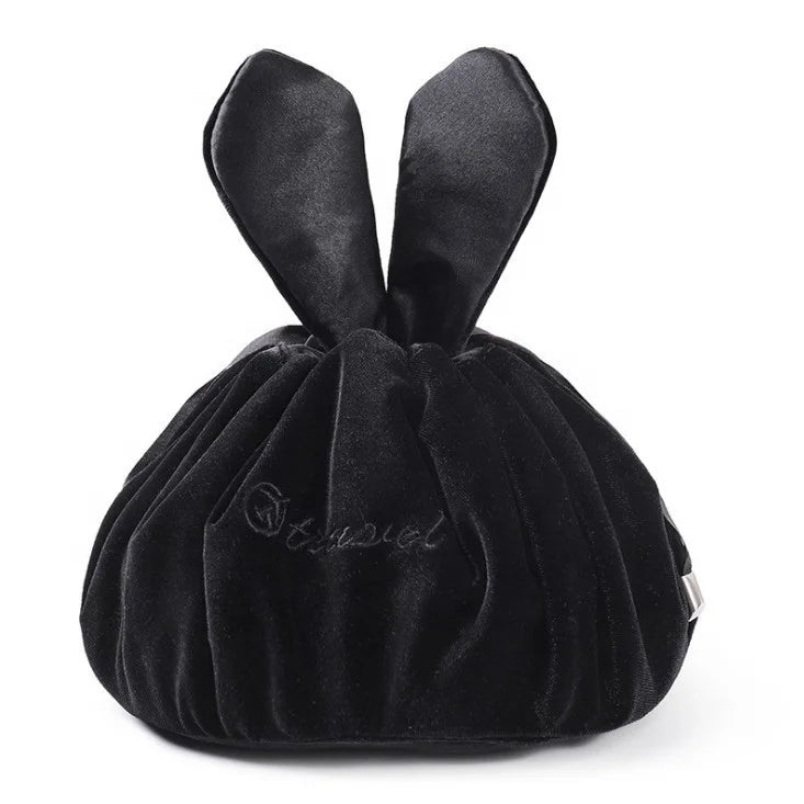 Large Capacity Soft Velvet Drawstring Makeup Bag Christmas Gift Organizer for Beauty & Personal Care for Parties