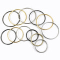 Meetee F1-77 65-150mm Wire Size 5.8mm Zinc Alloy Circle Handle Round O Ring Hardware for Clothing Handbag Ring Buckles Accessory