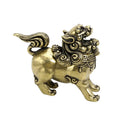 Brass Crafts  Mini lion Copper Incense burner Classical unicorn Copper Incense burner Retro