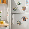 Sublimation Acrylic Fridge Magnets DIY Heat Press Decorative Acrylic Refrigerator Magnet Custom Photo Printing for Kitchen