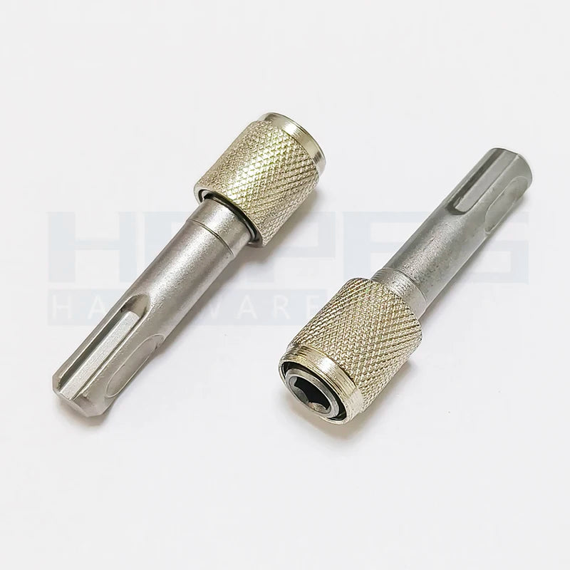 Electric Hammer SDS Plus Shank to 1/4 6.35mm Hex Socket Converter Adapter Quick-release Screwdriver Drill Bits Holder