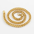 2024 Jewelry Franco Chains Necklace Chain Stainless Steel Fashion for Mens 6.5mm Width Gold & Rose Gold & Silver & Steel HCNL-07