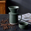Hot-Selling Ceramic Hand Brewed Coffee Filter Cup Set  Coffee  Filter Ceramic Cup