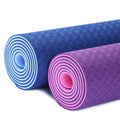 Custom Logo TPE Yoga Mat Custom Printed Yoga Mats logo Eco Friendly Gym Yoga Mat Instructional Non-Slip With Logo Strap