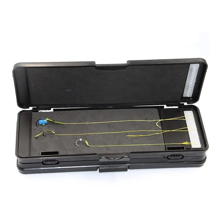 Selco Professional Fishing Clear With Holes Custom Logo Double Box Fishing tackle Storage Rig Safe Tackle Box
