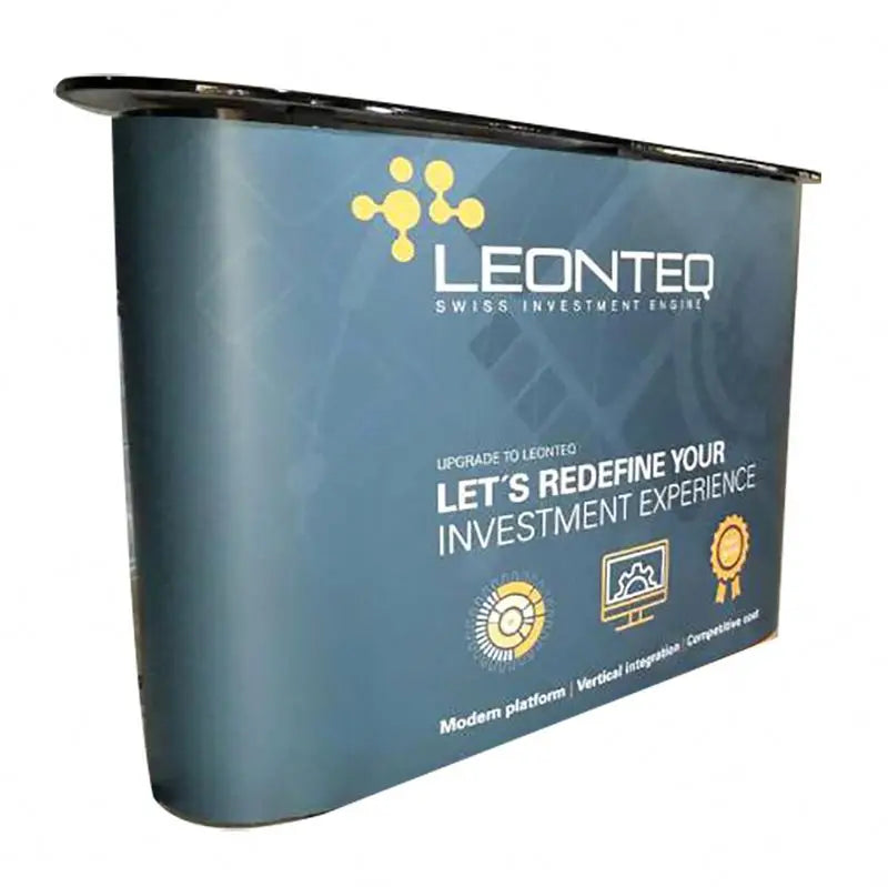 Portable Promotion Counter Table Foldable Booth Kiosk Trade Show Display Banner Stand
