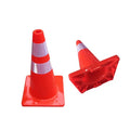 Road Safety 45cm PVC Warning Safety Road Cones High Reflective Orange Traffic Cone