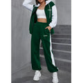 F230275 Custom Logo Women Hoodies and Pants Set Fitness Sports Wear Jogger Set Women 2 Pieces Fleece Tracksuit Hoodies Set