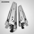 AOLISHENG Heavy Duty Locking Drawer Slides Full Extension Ball Bearing Side Mount for Industrial Cabinets