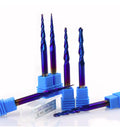 LISCA Tapered Ball Nose End Mill 1pc 6mm Shank R0.25/R0.5/R0.75/R1.0/R1.5/R2.0 CNC Router Engraving Bit End Milling Cutter