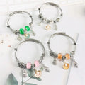 2026 New Shell Pearl Conch Sea Series 4 Colors Stainless Steel Charm Bracelet for Women