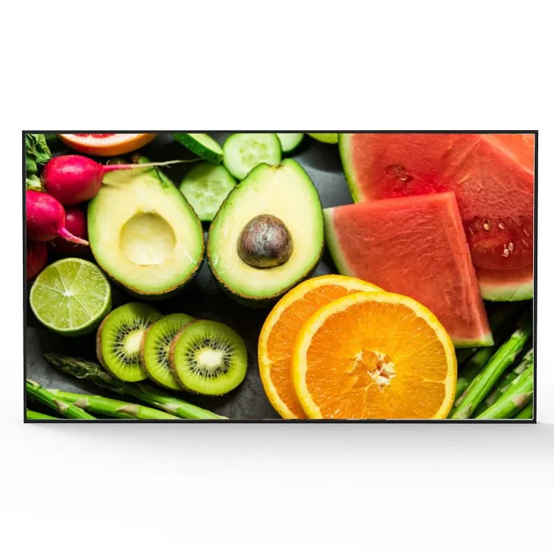 32 Inch High Brightness TFT LED Monitor LCD Screen for Shop Window Display Slim Design Digital Menu Board W/ Landscape Portrait