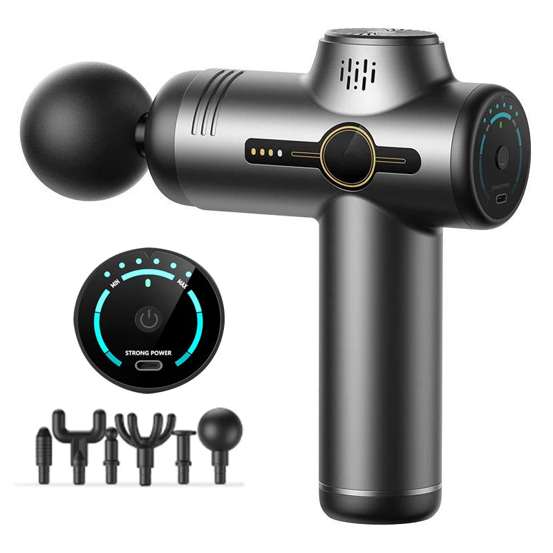 Professional Portable Mini Handheld Massage Gun Small Fascial Massager for Body Relaxation