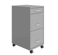 Customized 3-Drawer Office Steel Mobile Cabinet Iron Filing Cabinet with Wheels Metal Movable Storage