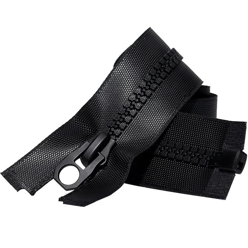 Wholesale Factory Customized #8 Eco-Friendly Nickel-Free Open-End Nylon Waterproof Zipper for Outdoor Clothing Budget-Friendly